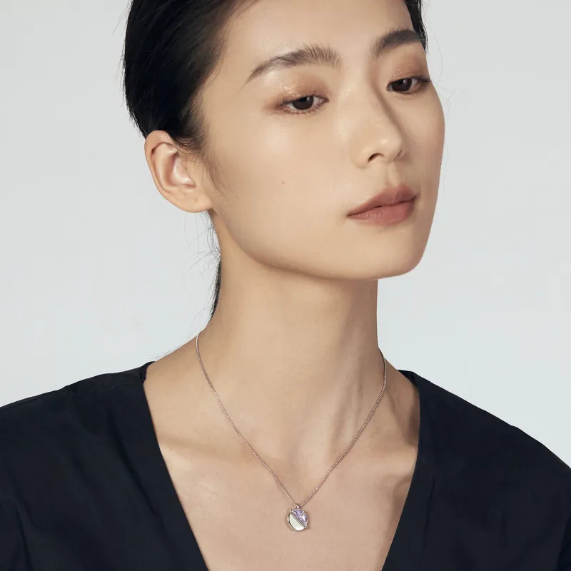 Mistova JEWELRY S925 Silver Semi Precious Stone Necklace Unisex-3