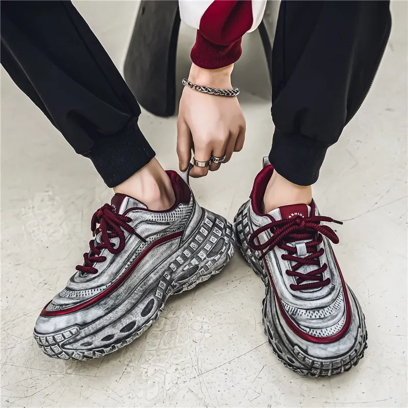 Jinho Low Top Chunky Sneakers Men's-4