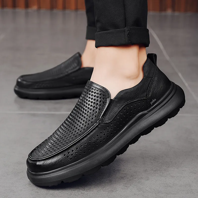 Jinho Low Top Casual Shoes Men's Black-3