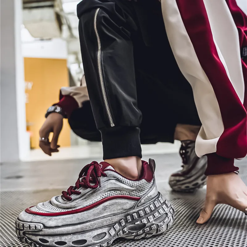 Jinho Low Top Chunky Sneakers Men's-5