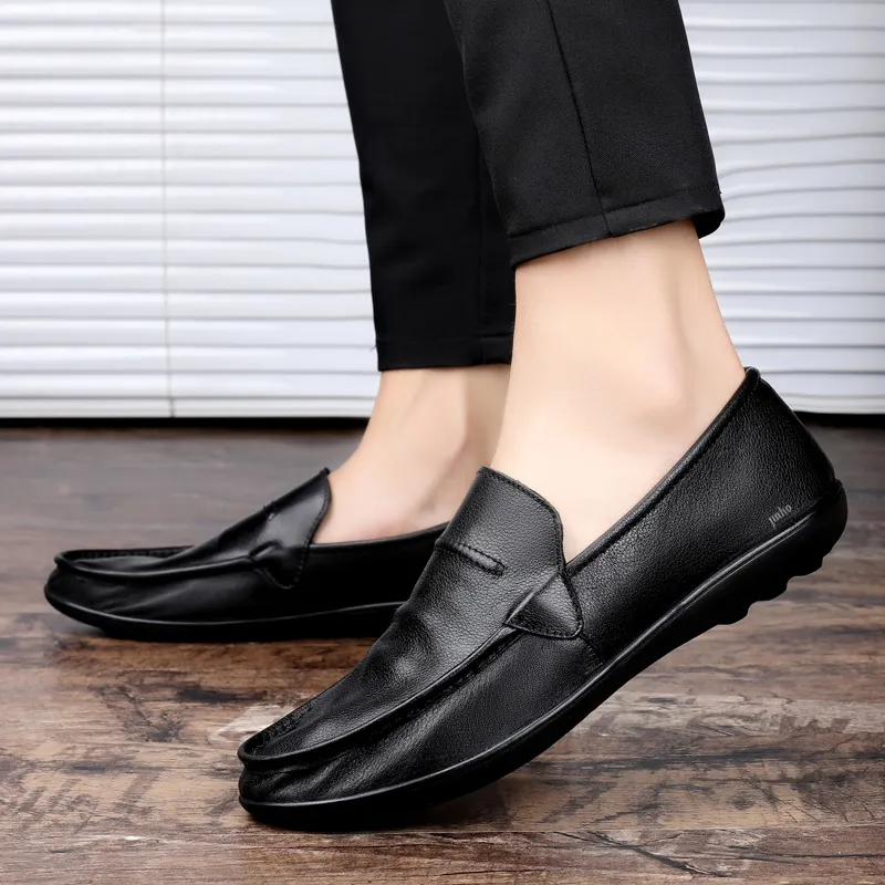 Jinho Abrasion Resistant, Breathable, Lightweight Low Top Casual Shoes Men's Black-4
