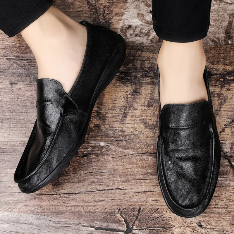 Jinho Abrasion Resistant, Breathable, Lightweight Low Top Casual Shoes Men's Black-2