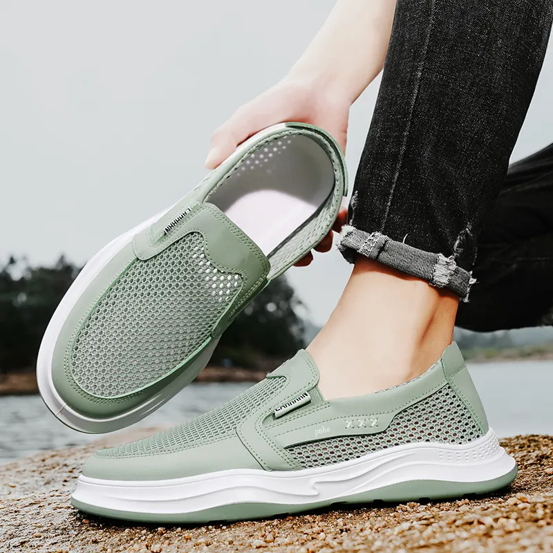 Jinho Slip Resistant, Abrasion Resistant, Lightweight, Breathable Low Top Casual Shoes Men's-10