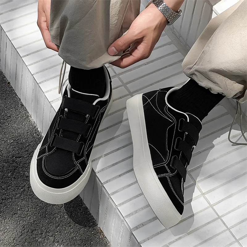 Jinho Skateboard Shoes Men Low Top White-3