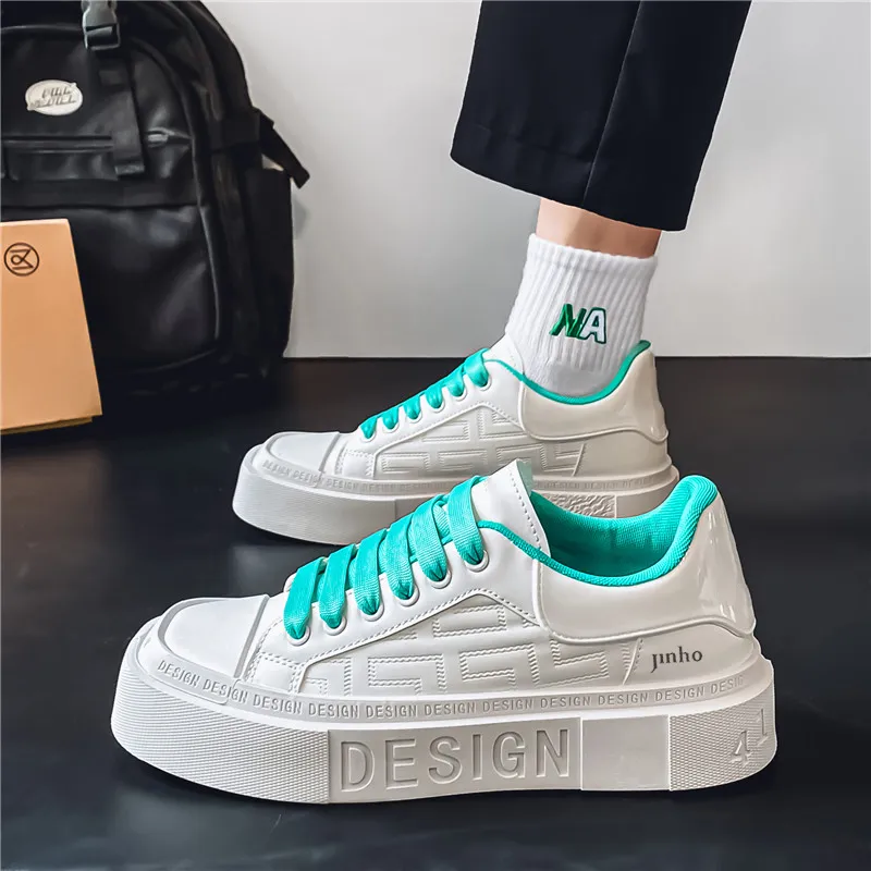 Jinho Abrasion Resistant Height Increasing Low Top Skateboard Shoes Men's-8