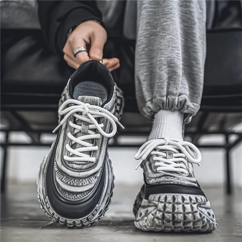 Jinho Low Top Chunky Sneakers Men's-1