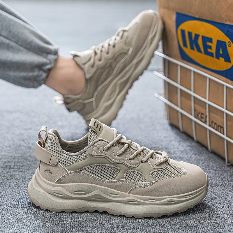 Jinho Moisture Wicking Abrasion Resistant Lightweight Breathable Slip Resistant Low Top Chunky Sneakers Men's-15