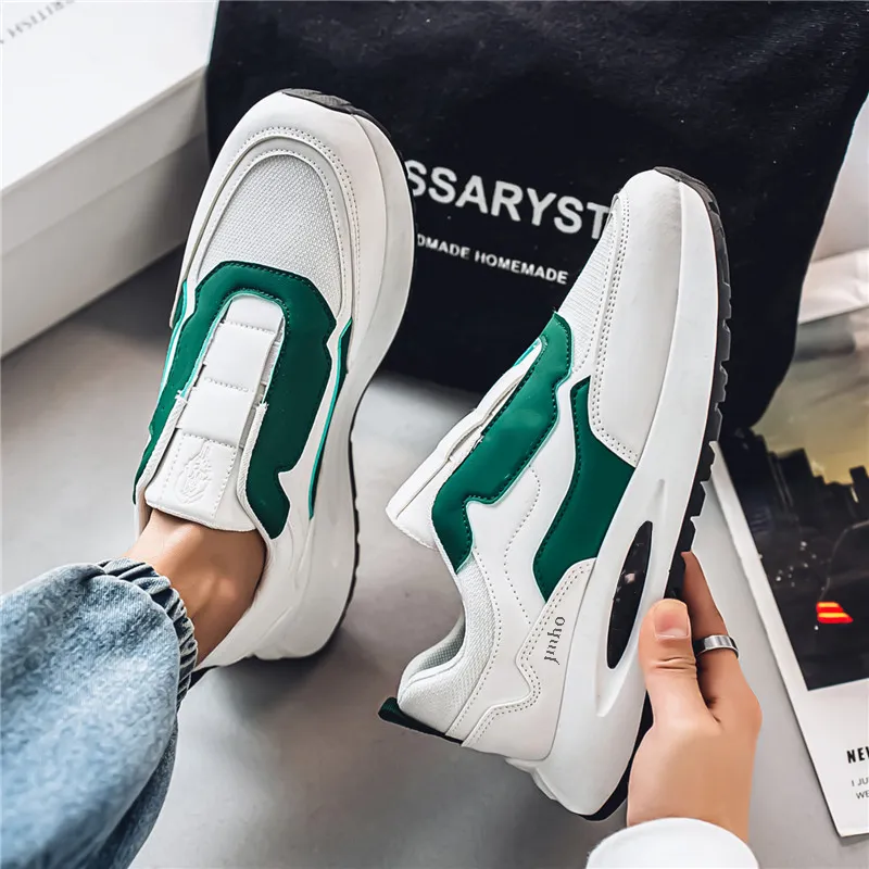 Jinho Shock Absorbers With Slip Resistant And Abrasion Resistant Properties Chunky Sneakers Men's-7