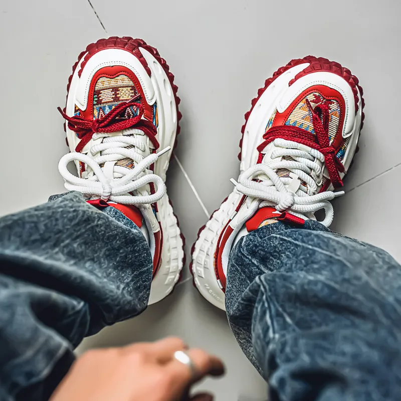 Jinho Low Top Chunky Sneakers Men's-11