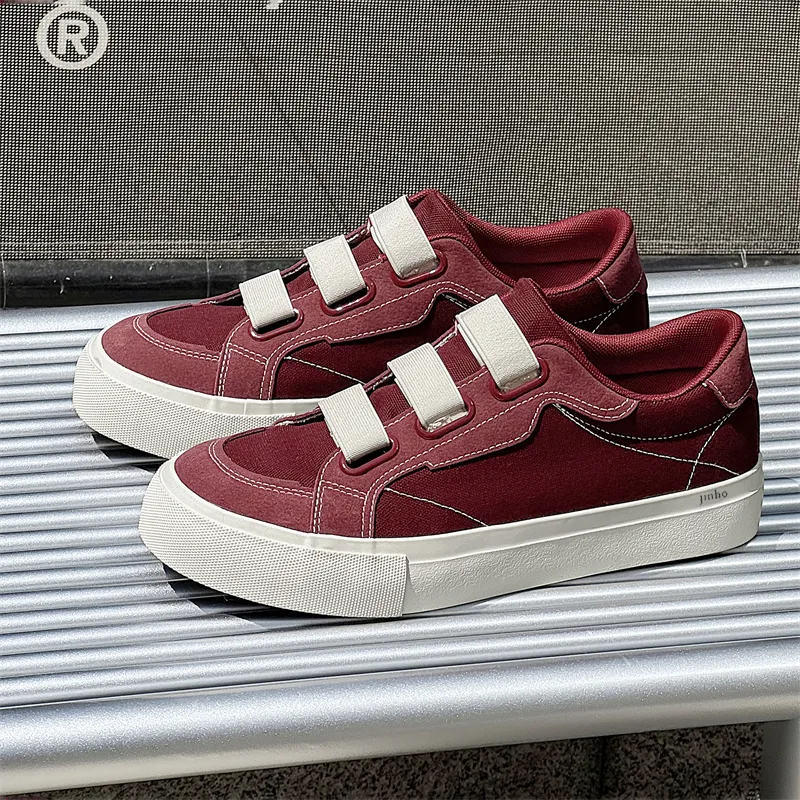 Jinho Skateboard Shoes Men Low Top White-14