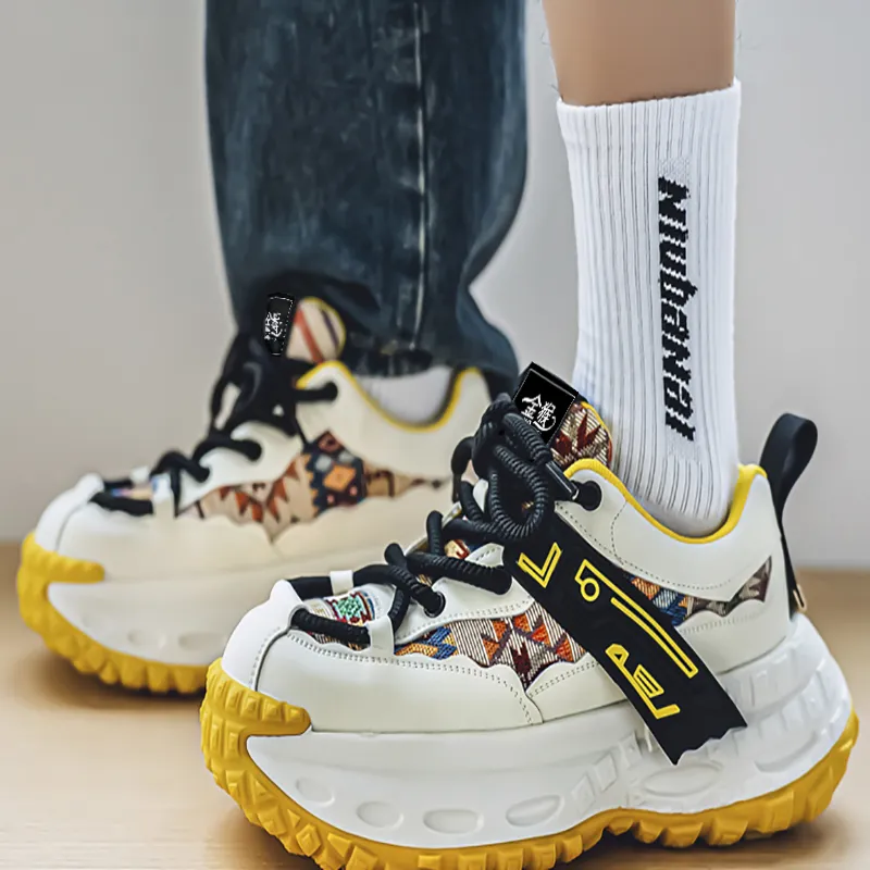 Jinho Low Top Chunky Sneakers Men's-8