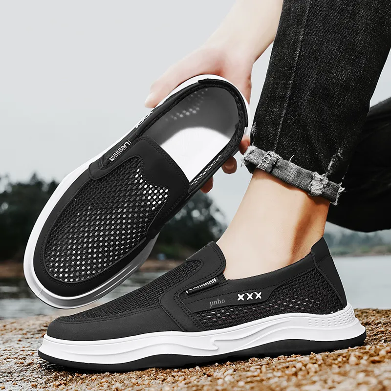 Jinho Slip Resistant, Abrasion Resistant, Lightweight, Breathable Low Top Casual Shoes Men's-2