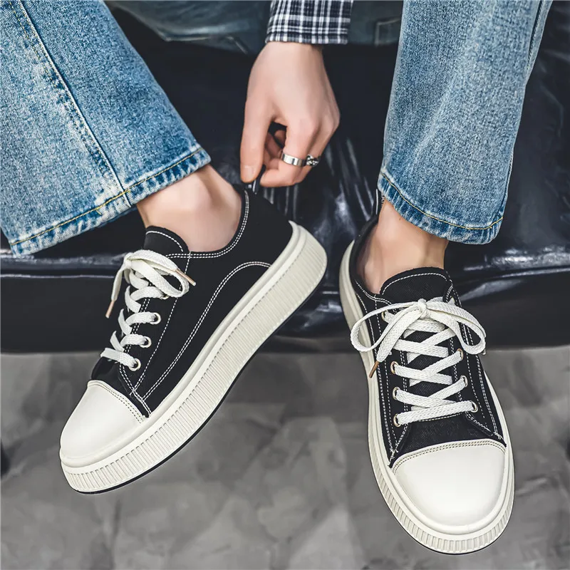 Jinho Lightweight Balance Low Top Canvas Shoes Men's-5