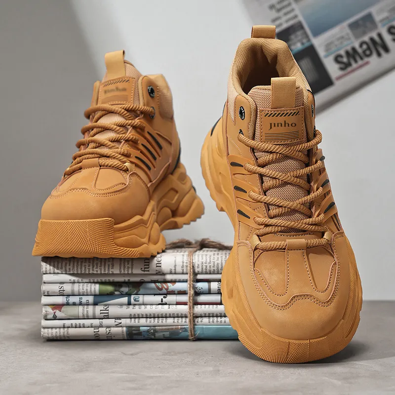 Jinho Mid Top Chunky Sneakers Men's-5