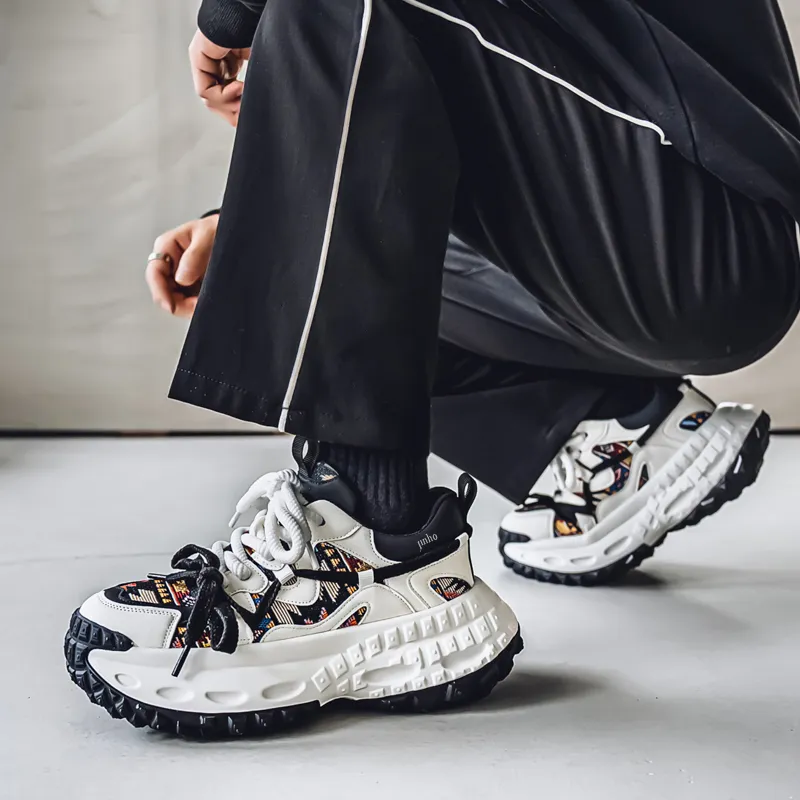 Jinho Low Top Chunky Sneakers Men's-3