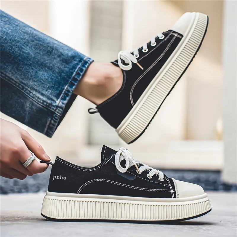Jinho Lightweight Balance Low Top Canvas Shoes Men's-6