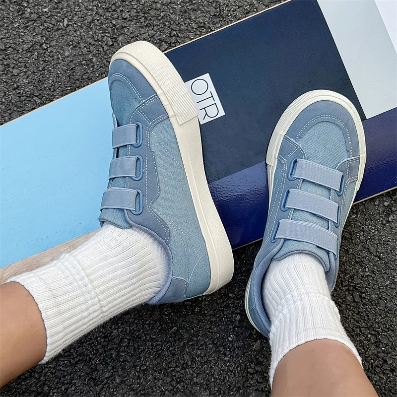 Jinho Skateboard Shoes Men Low Top White-9