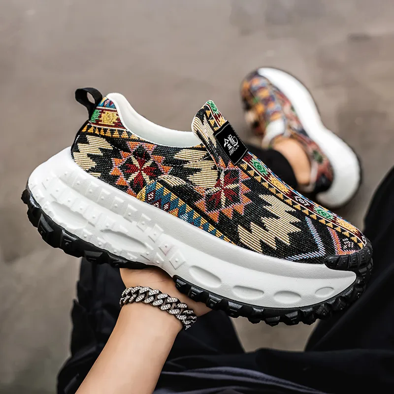 Jinho Lightweight Low Top Chunky Sneakers Men's-2