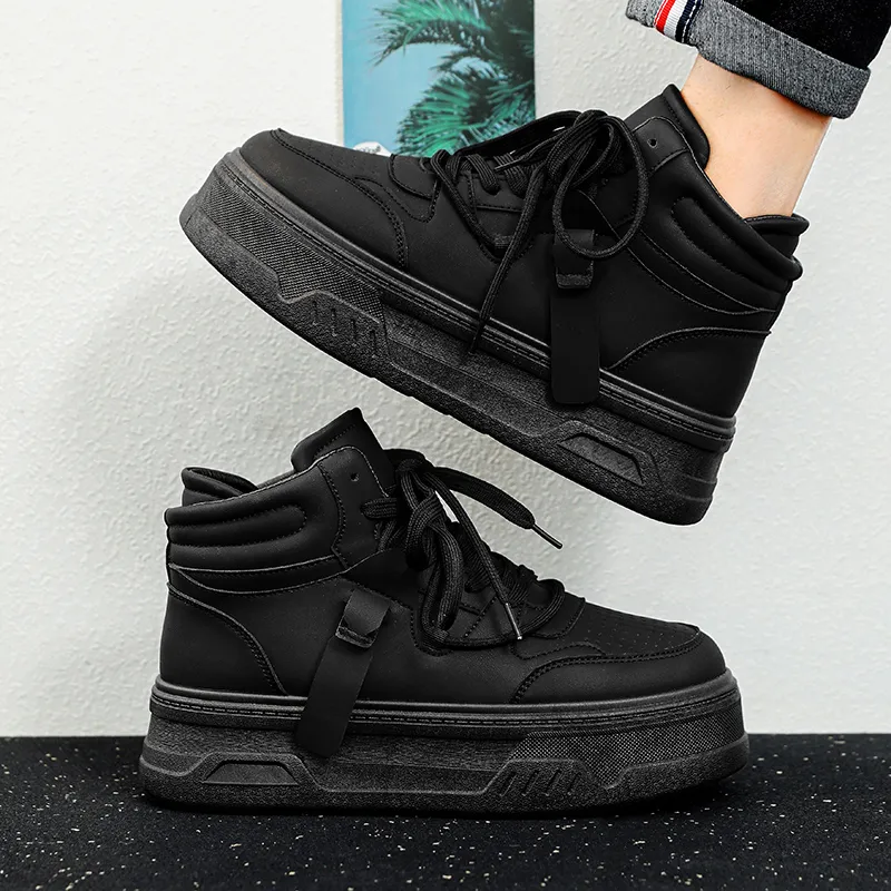 Jinho Anti Slip Wear Resistant High Top Skateboard Shoes Men's-4