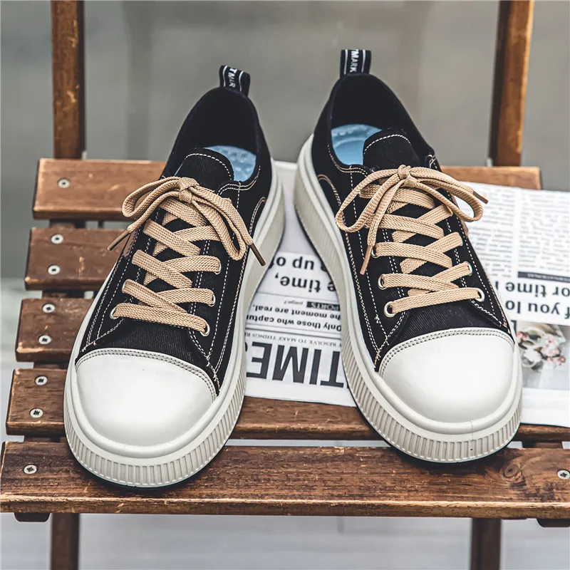 Jinho Lightweight Balance Low Top Canvas Shoes Men's-1