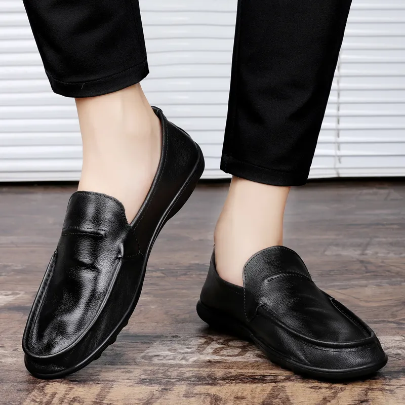 Jinho Abrasion Resistant, Breathable, Lightweight Low Top Casual Shoes Men's Black-3