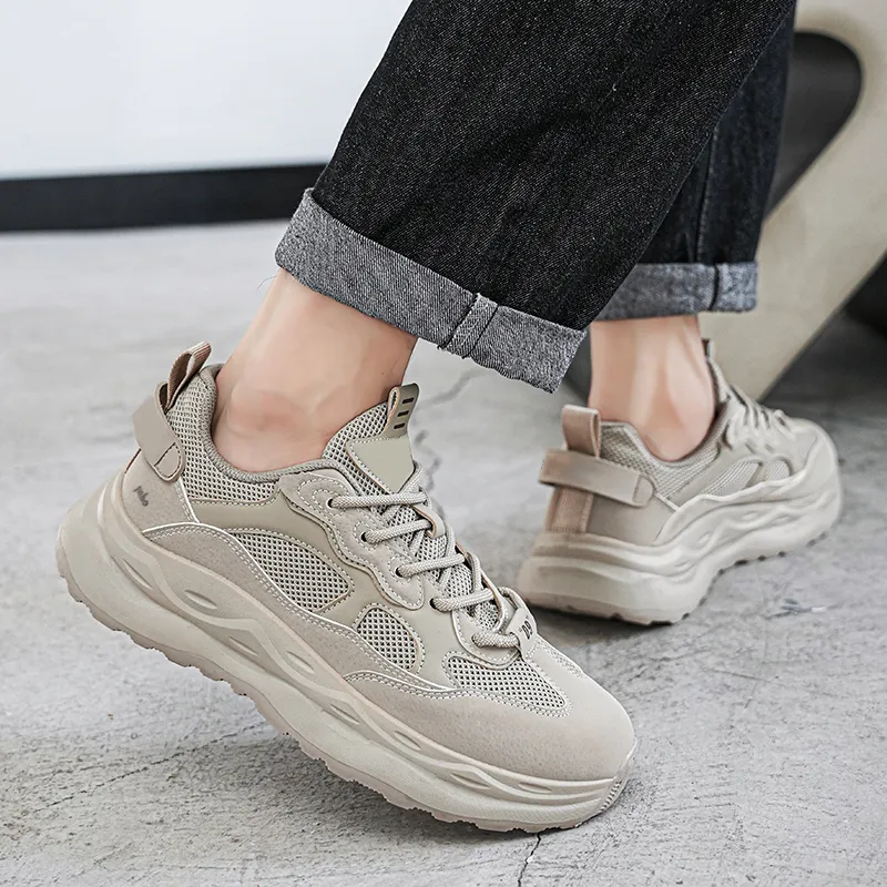 Jinho Moisture Wicking Abrasion Resistant Lightweight Breathable Slip Resistant Low Top Chunky Sneakers Men's-17