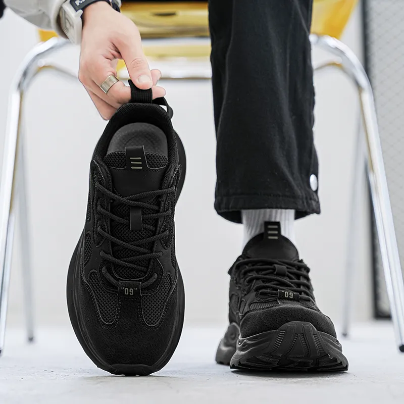 Jinho Moisture Wicking Abrasion Resistant Lightweight Breathable Slip Resistant Low Top Chunky Sneakers Men's-8