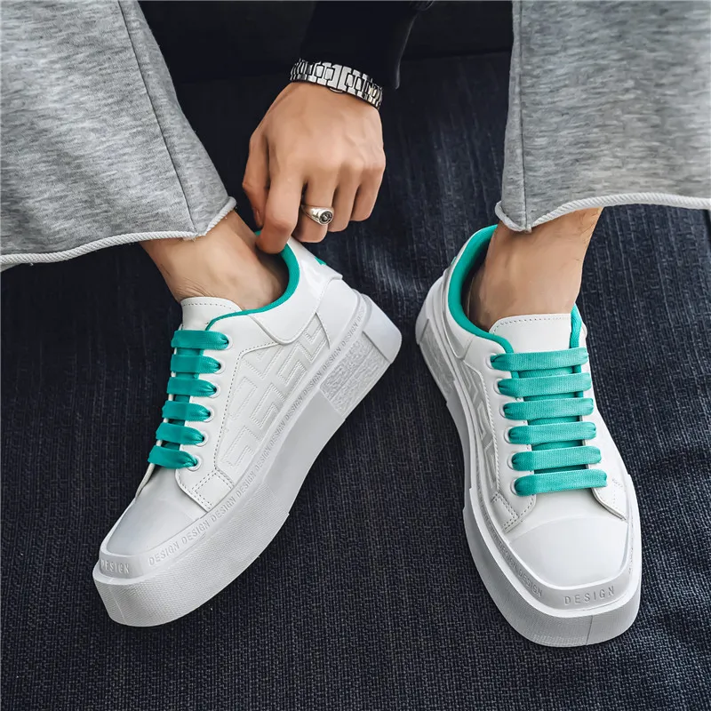 Jinho Abrasion Resistant Height Increasing Low Top Skateboard Shoes Men's-7