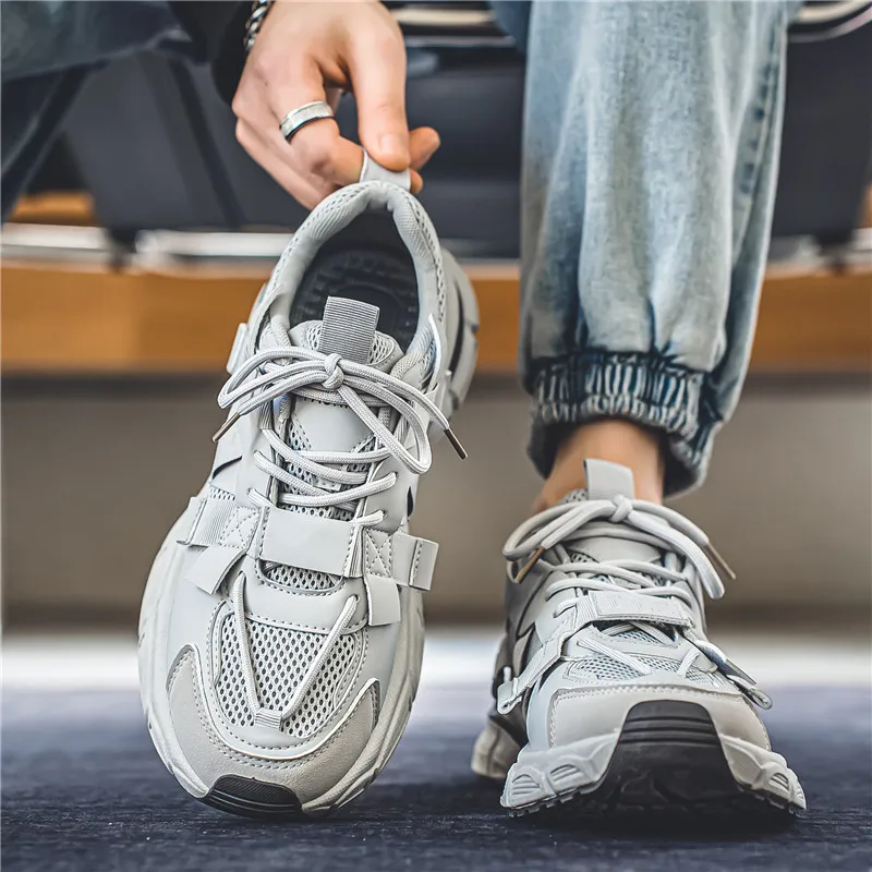 Jinho Chunky Sneakers Men Low Top-4