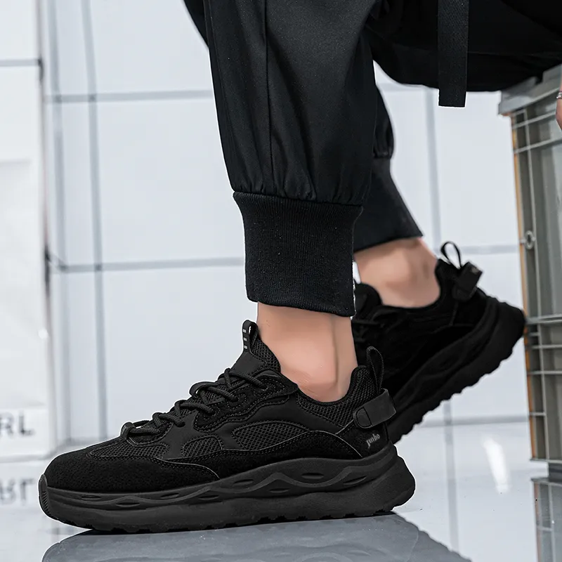 Jinho Moisture Wicking Abrasion Resistant Lightweight Breathable Slip Resistant Low Top Chunky Sneakers Men's-9
