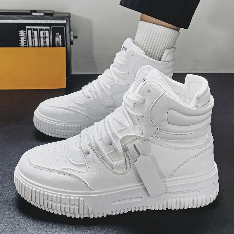 Jinho Abrasion Resistant High Top Skateboard Shoes Unisex-5