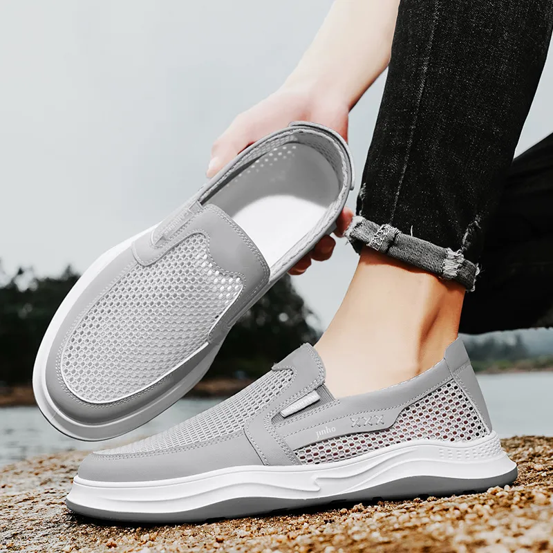 Jinho Slip Resistant, Abrasion Resistant, Lightweight, Breathable Low Top Casual Shoes Men's-6
