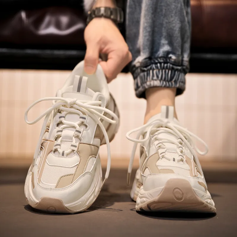 Jinho Balance Lightweight Height Increasing Low Top Chunky Sneakers Men's-8