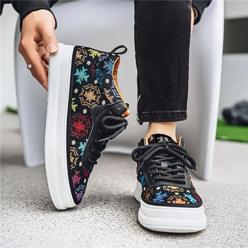 Jinho Durable Breathable Low Top Casual Shoes Men's-1