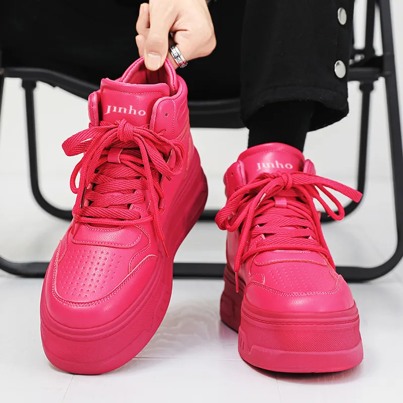 Jinho Anti Slip Wear Resistant High Top Skateboard Shoes Men's-8