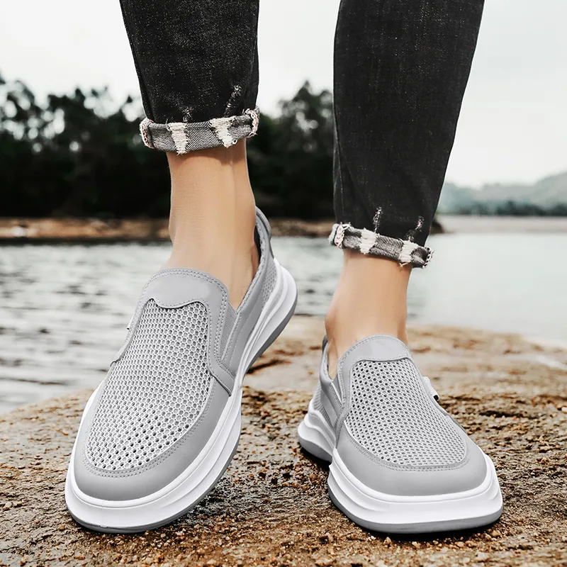 Jinho Slip Resistant, Abrasion Resistant, Lightweight, Breathable Low Top Casual Shoes Men's-5