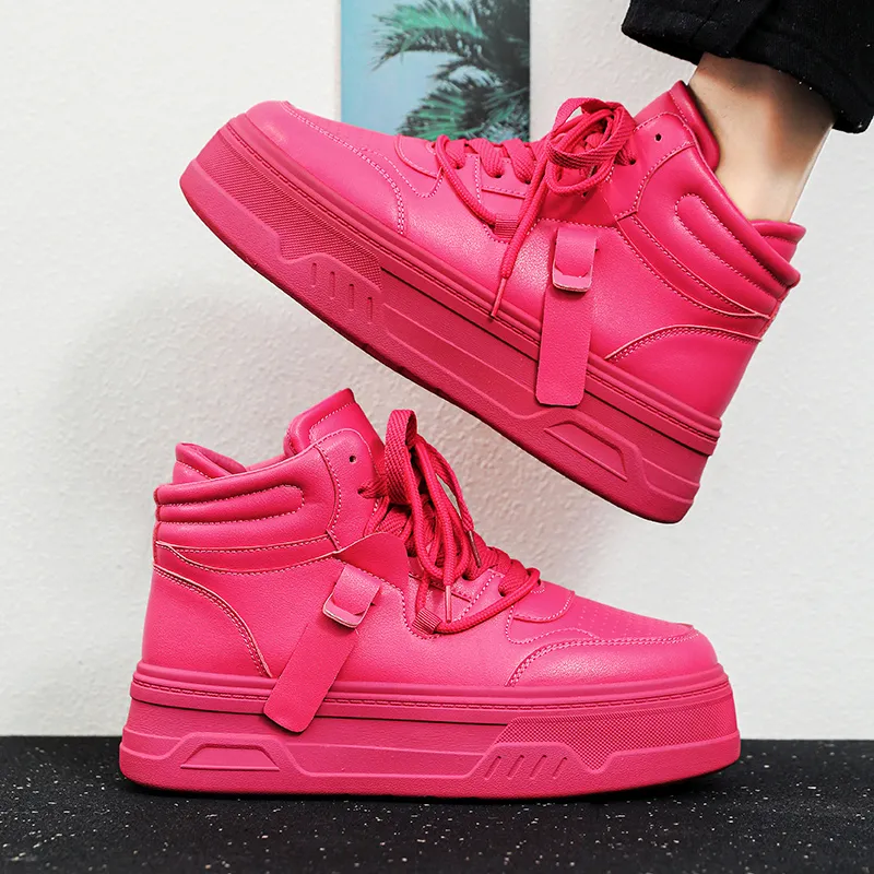 Jinho Anti Slip Wear Resistant High Top Skateboard Shoes Men's-7