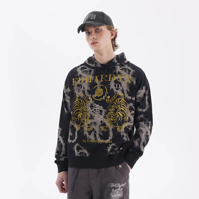 ED HARDY X Sweatshirts Unisex Black-4