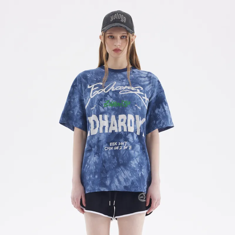 ED HARDY X T Shirts Unisex Blue-3