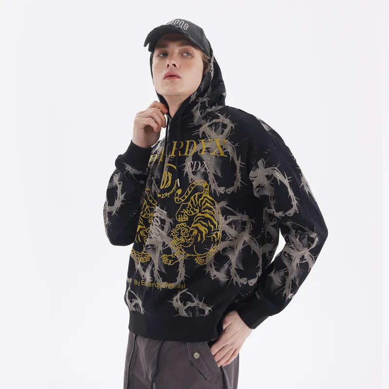 ED HARDY X Sweatshirts Unisex Black-5