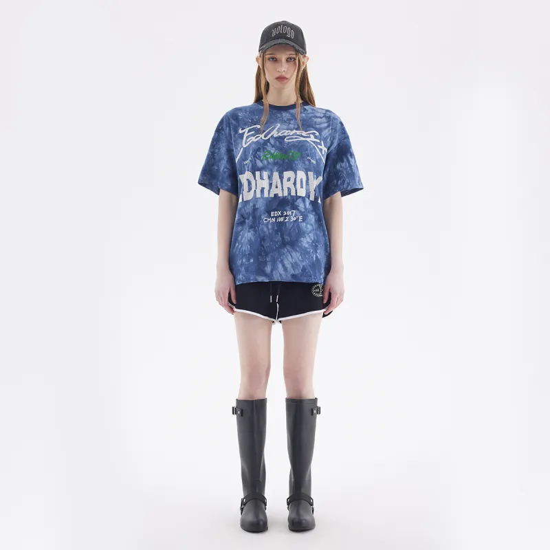 ED HARDY X T Shirts Unisex Blue-2