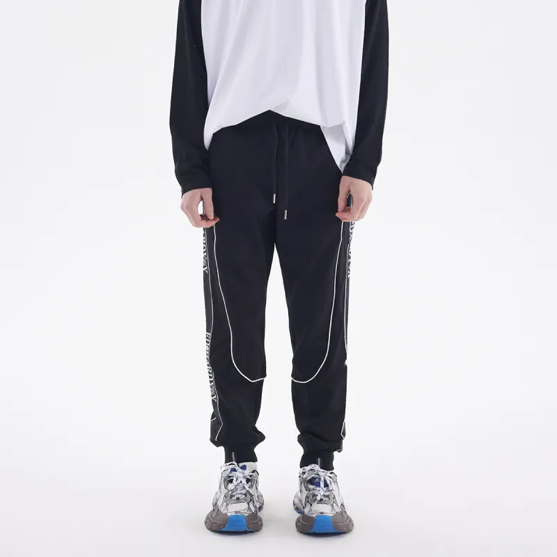 ED HARDY X Knitted Sports Pants Unisex Black-4