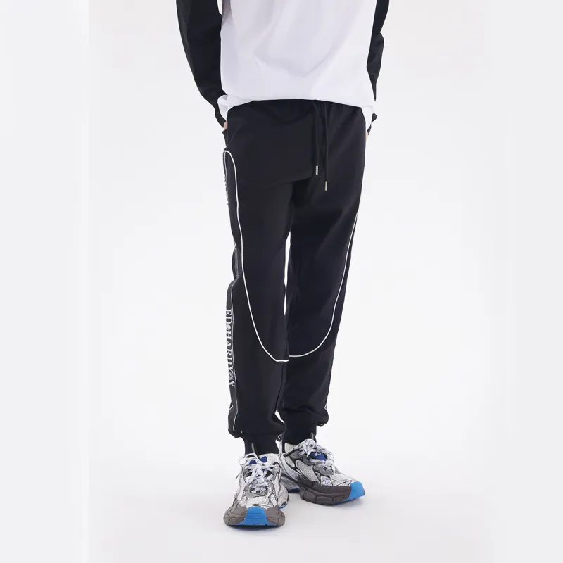 ED HARDY X Knitted Sports Pants Unisex Black-6