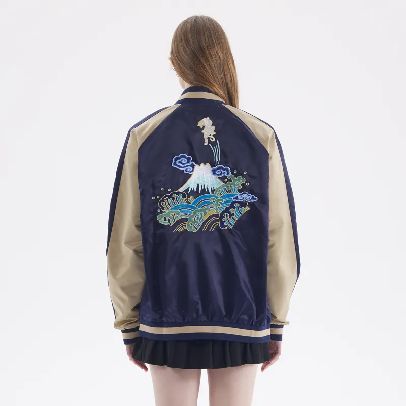 ED HARDY X Baseball Jerseys Unisex Navy Blue-4