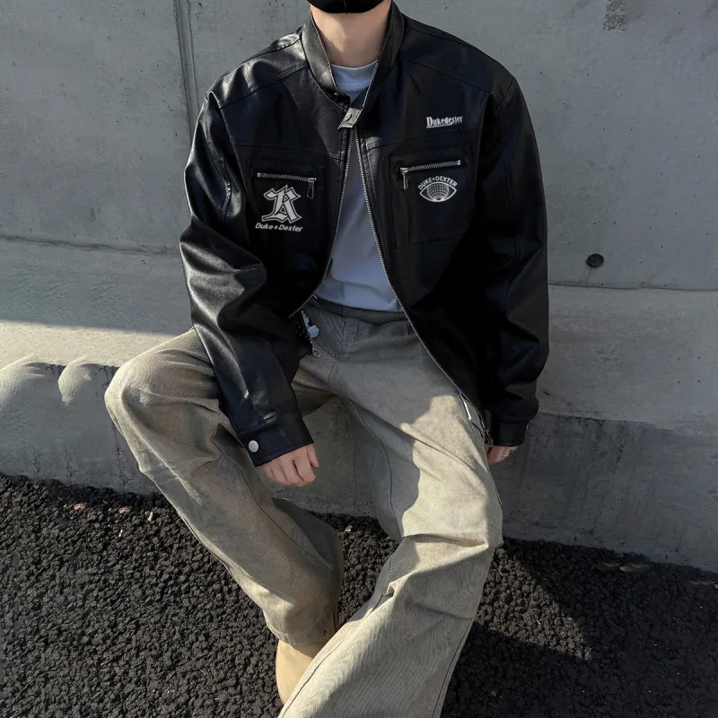 DUKE+DEXTER Leather Jacket Unisex-3