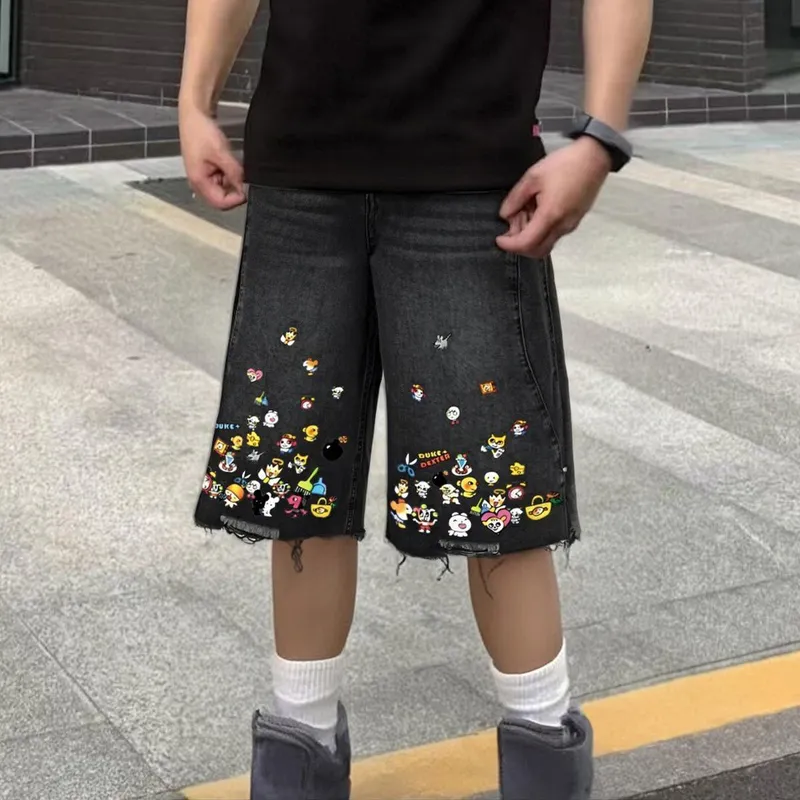 DUKE+DEXTER Denim Shorts Unisex-4