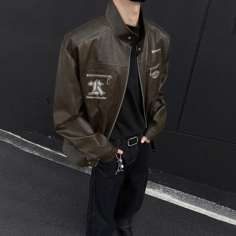 DUKE+DEXTER Leather Jacket Unisex-10