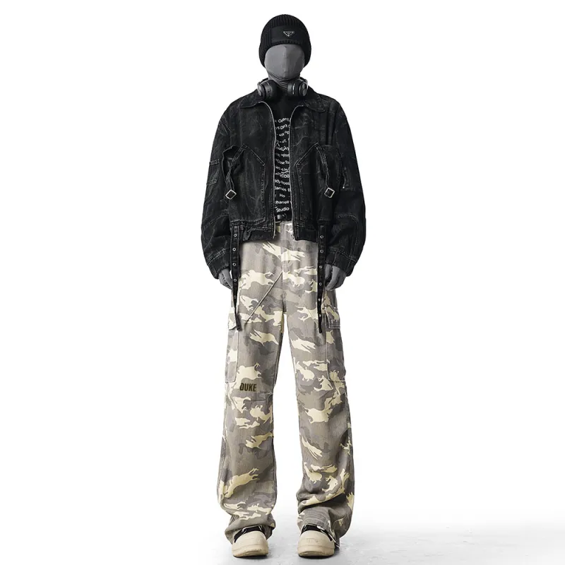 DUKE+DEXTER Cargo Pants Unisex Desert Camouflage-2
