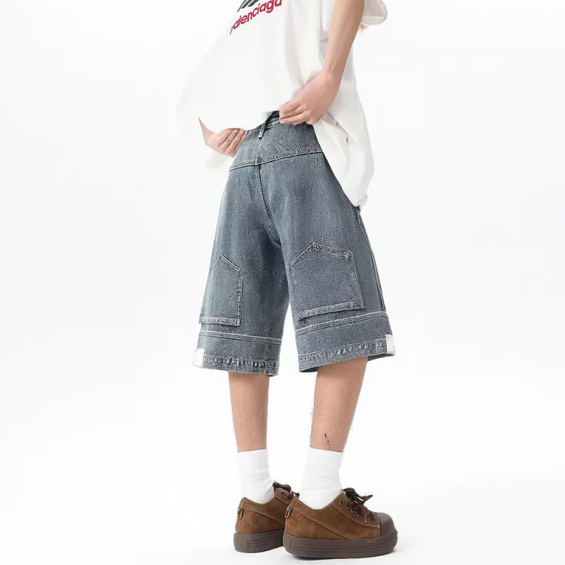 DUKE+DEXTER Denim Shorts Unisex-4