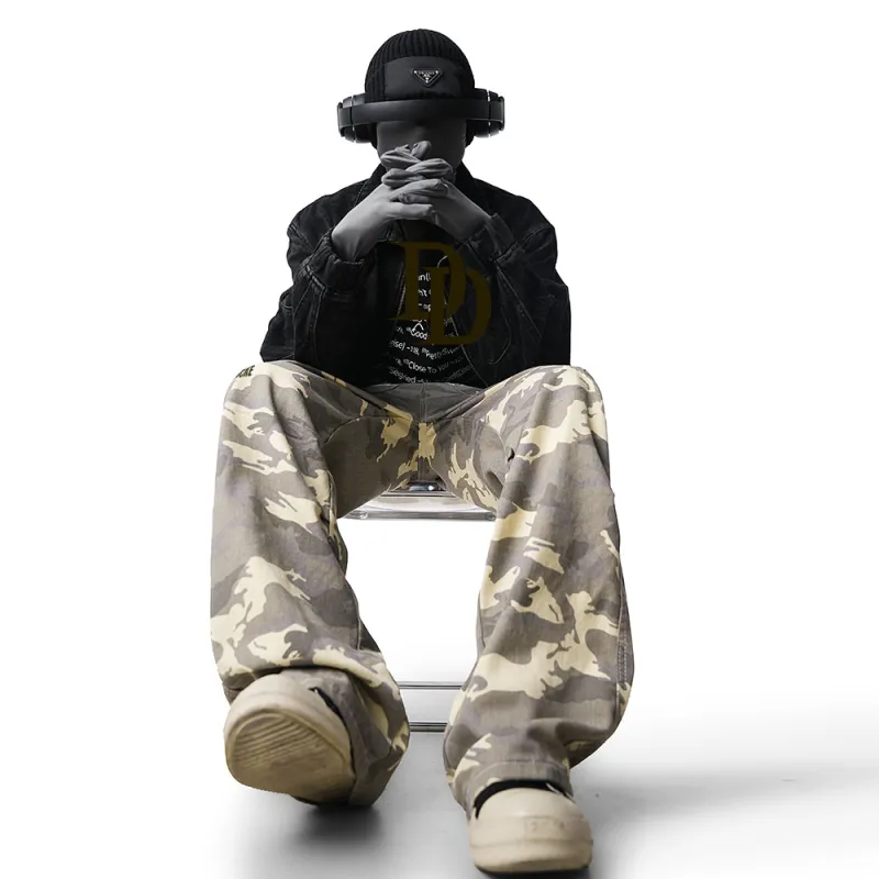 DUKE+DEXTER Cargo Pants Unisex Desert Camouflage-5